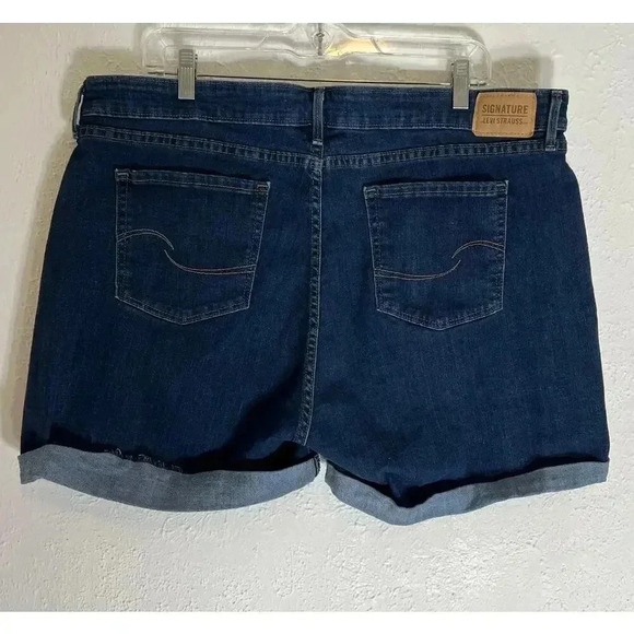 Signature by Levi Strauss & Co. Gold Label Women's Size Mid-Rise Shorts 20 W35 - Picture 5 of 11